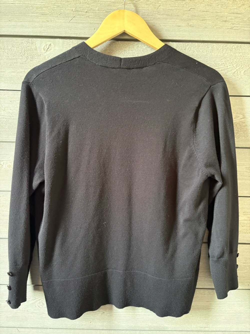 Cyrus Black Knit Open Cardigan - Picture 4 of 5